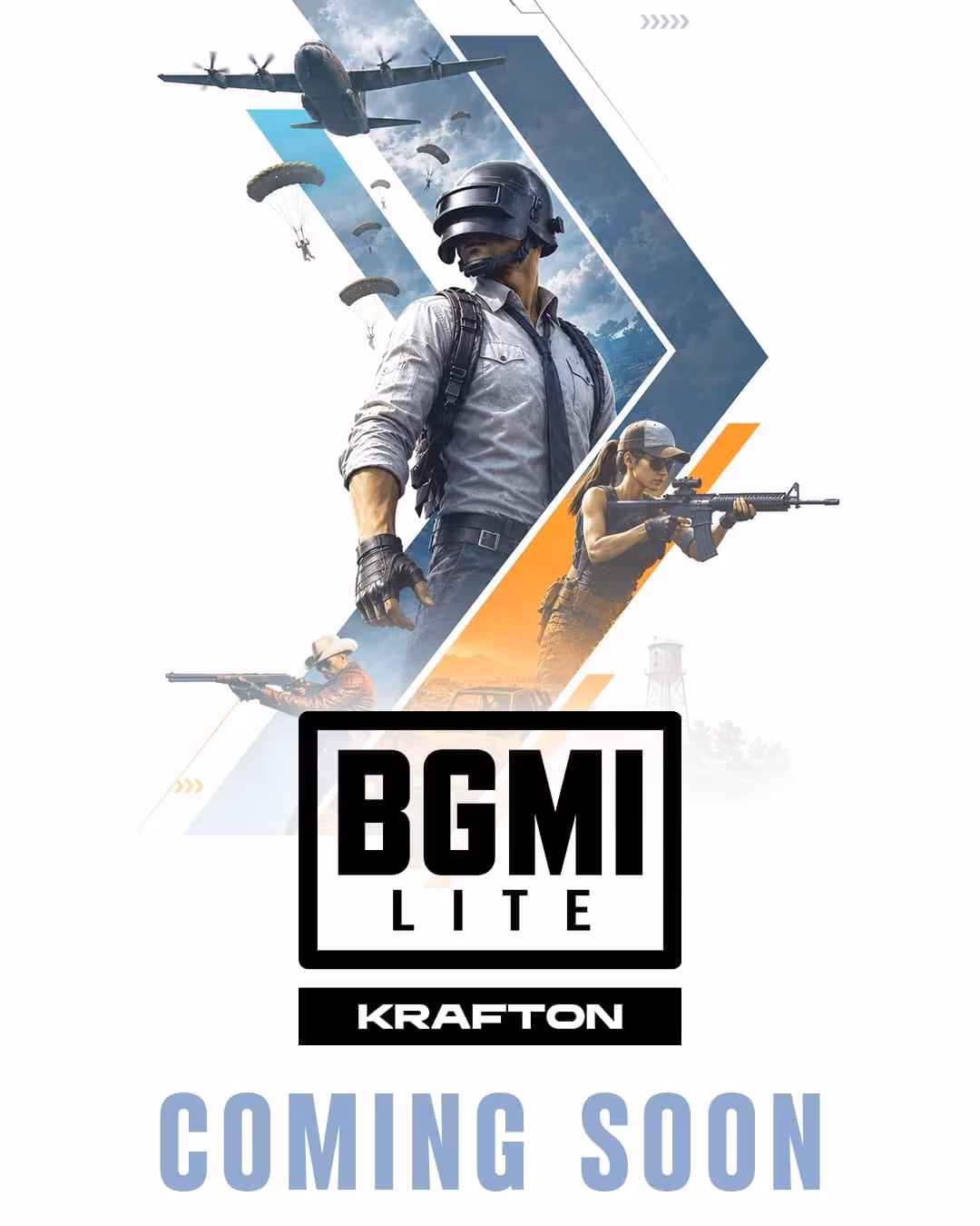 Объявление BGMI Lite от Krafton с военной тематикой