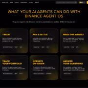 Binance запустила Agent OS для AI-агентов, но лимиты остаются на пользователях 1 Главная страница Binance Agent OS описание сервисов название
