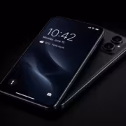 Современный смартфон с двумя камерами и дисплеем