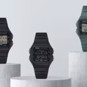 Ретро-часы Casio F-B100W три модели дисплеи