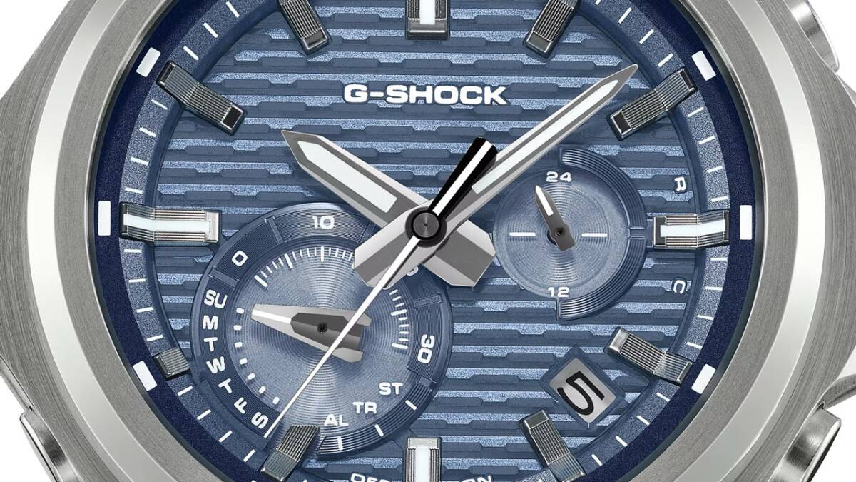 Циферблат часов G-Shock G-Steel с двумя дисплеями и датой