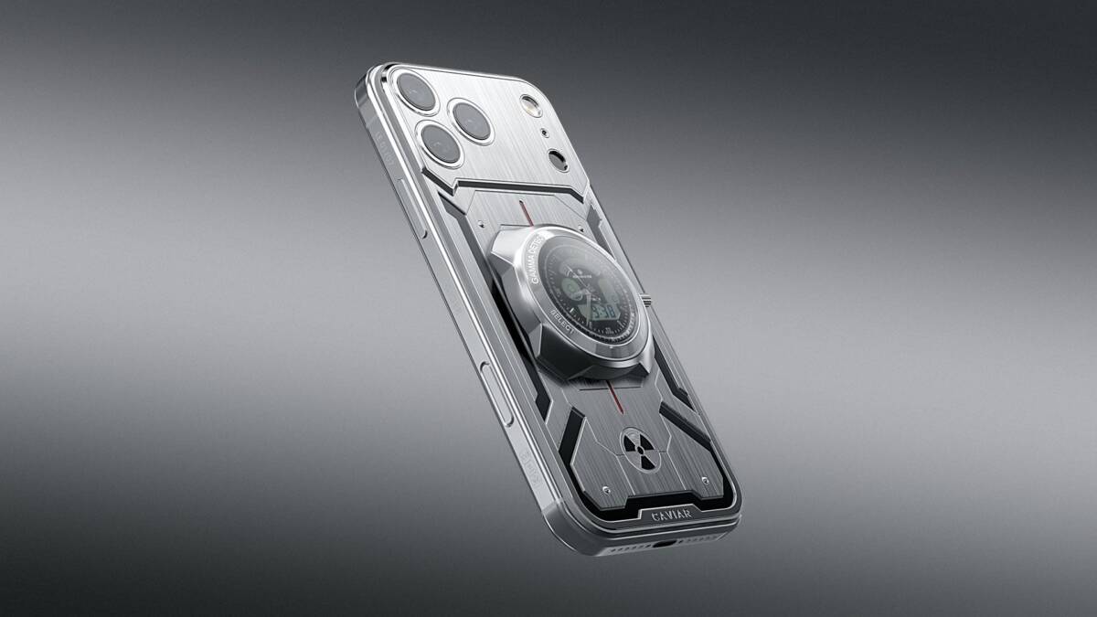 Caviar iPhone 17 Pro с дозиметром и титаном