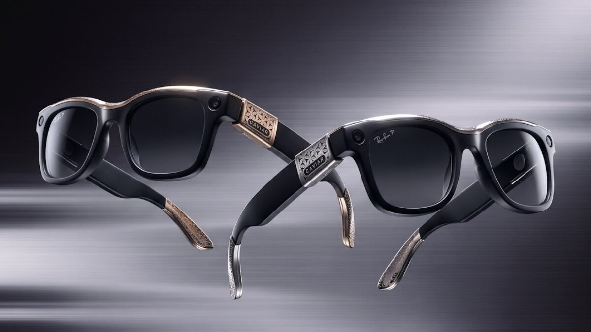 Смарт-очки Ray-Ban в золоте и серебре от Caviar