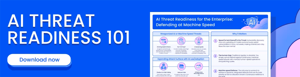 Объявление о AI Threat Readiness 101 с кнопкой Download now
