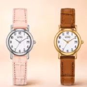 Citizen представила компактные часы Eco-Drive с двумя вариантами отделки 2 Часы Citizen Eco-Drive с кожаным ремешком и металлическим корпусом