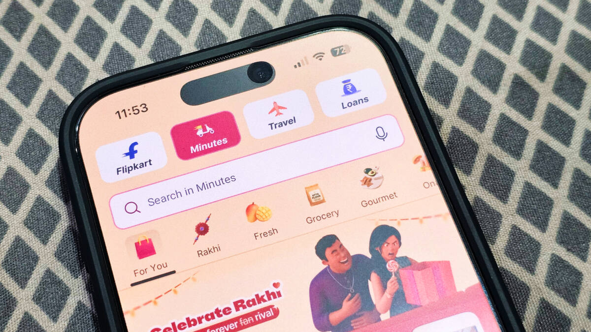 Flipkart за два года почти догнала лидеров быстрой доставки в Индии 1 Смартфон экран интерфейс интерфейсный дизайн приложение оформление