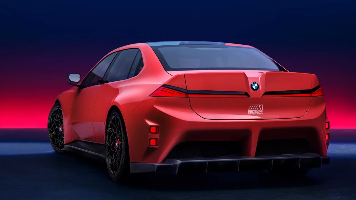 Франк ван Меел рассказал о будущем BMW M и электрическом M3 4 Электрический BMW M3 концепт и задняя часть автомобиля BMW M