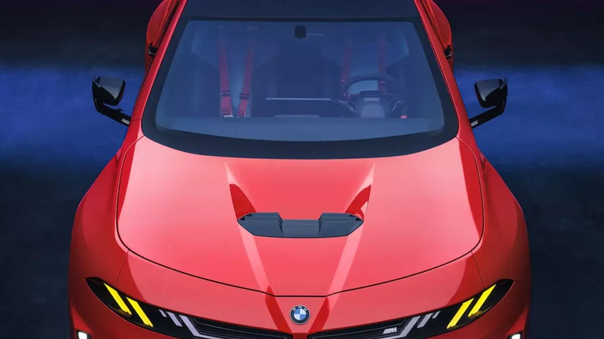 Франк ван Меел рассказал о будущем BMW M и электрическом M3 5 красный электромобиль BMW M3 на тёмном фоне