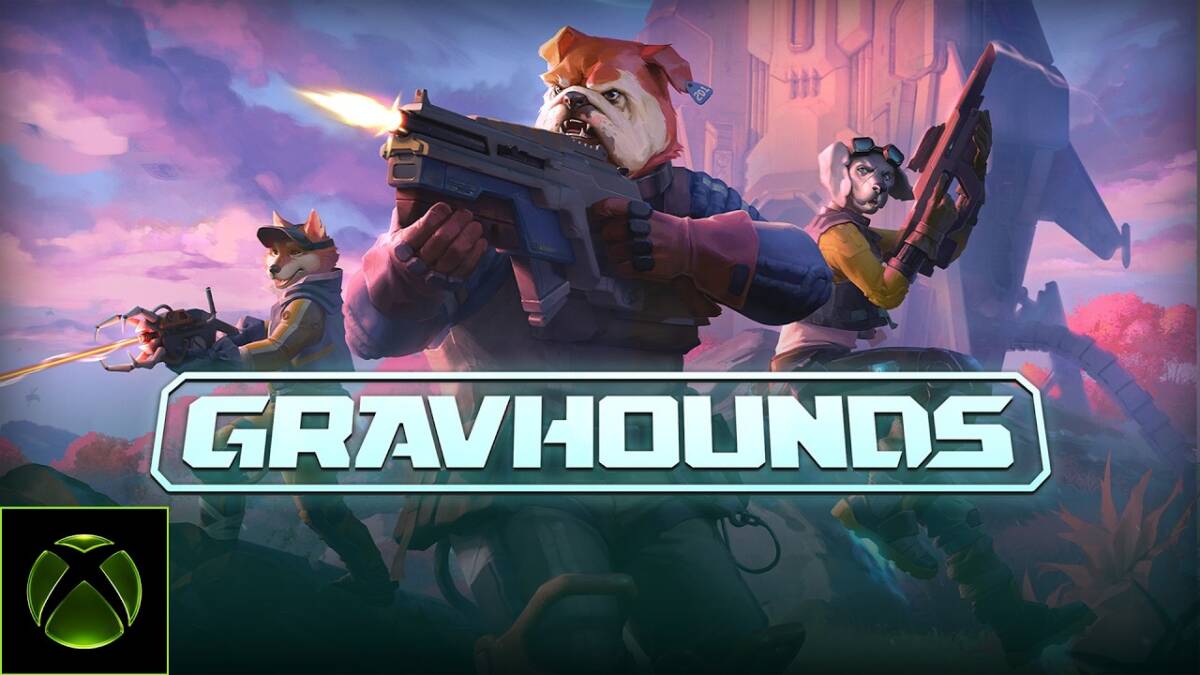 Художественный стиль с собаками в броне и оружии Grave Hounds
