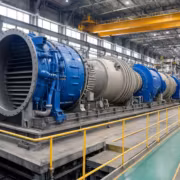 Газовую турбину Новокуйбышевской ТЭЦ-1 обследовали без вскрытия корпуса 1 Газовая турбина Новокуйбышевская ТЭЦ-1 внутри цеха