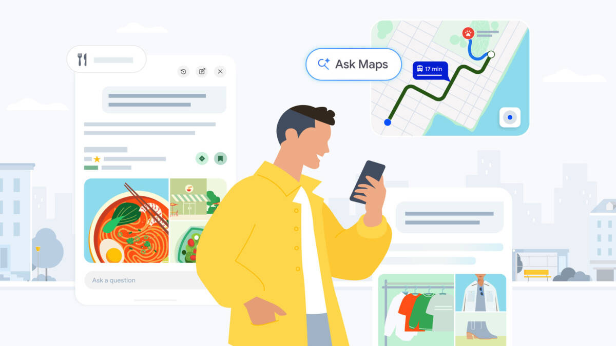 Google Maps научился заказывать еду и бронировать отели через чат