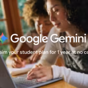 Google раздаст студентам год AI Pro бесплатно и добавит 5 ТБ хранилища 1 Две девушки учатся на ноутбуке Google Gemini