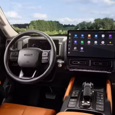 Haval H9 получил обновление с сервисами «Яндекса» и голосовым ассистентом 5 Интерьер Хавал H9 с сенсорным дисплеем и панелью управления