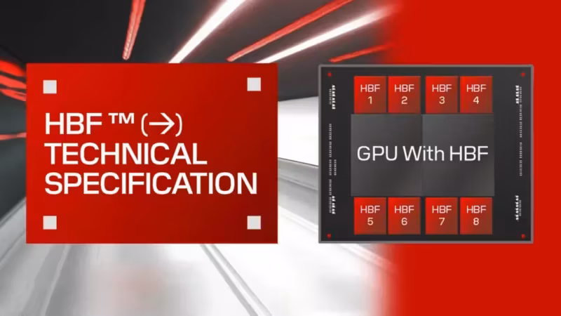 Техническая спецификация HBF GPU с 8 HBF