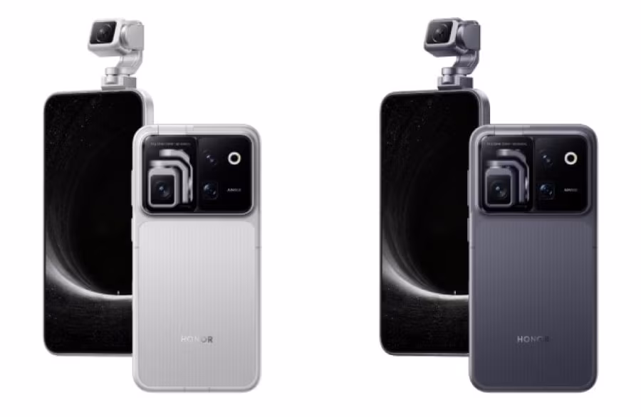 Honor показала смартфон Robot Phone с 4DoF-титановым стабилизатором камеры 7 Honor Robot Phone с двумя камерами и стабилизатором