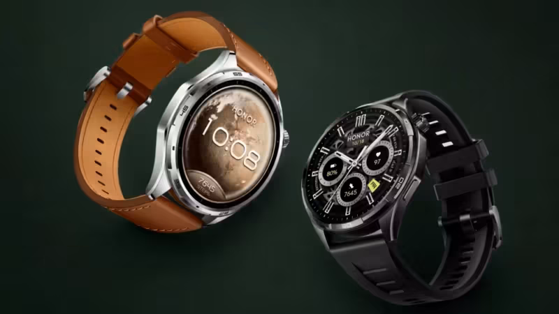 Два смарт-часы Honor Watch 6 с круглыми дисплеями