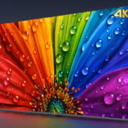 Цветной экран телевизора Huawei Vision Smart Screen 6 SE с каплями воды