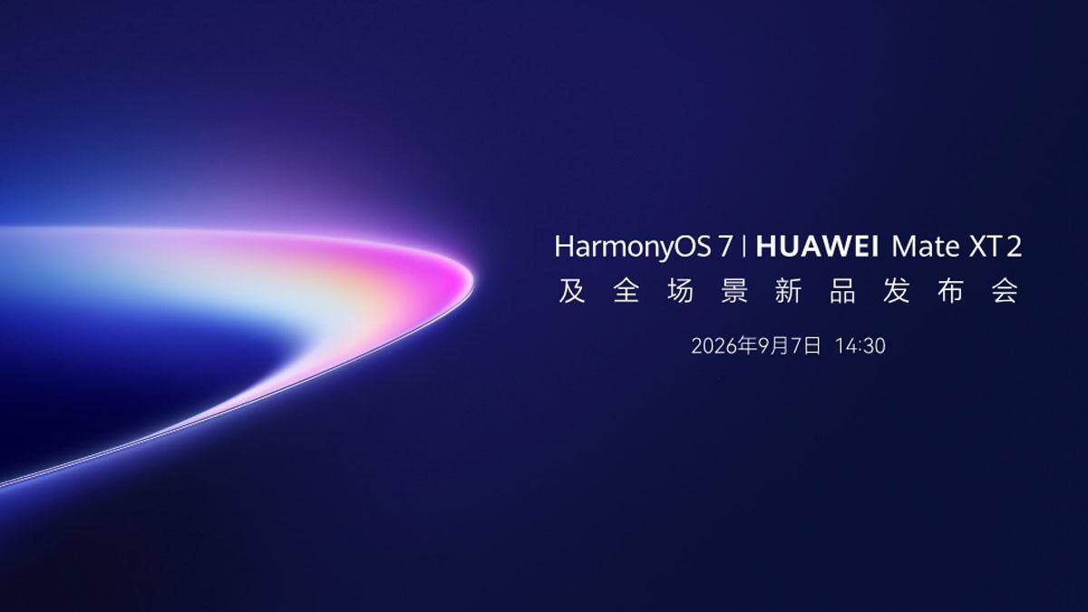 Huawei представит Mate XT 2 и HarmonyOS 7 7 сентября