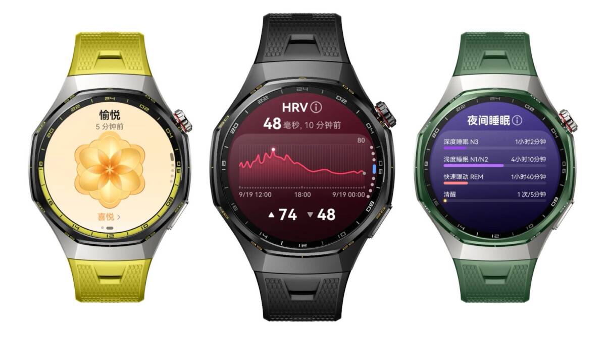 Три смарт-часы Huawei Watch GT 7 Pro черный серый зеленый
