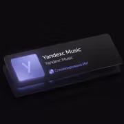 Экран смартфона с уведомлением Яндекс Музыка созданная ИИ
