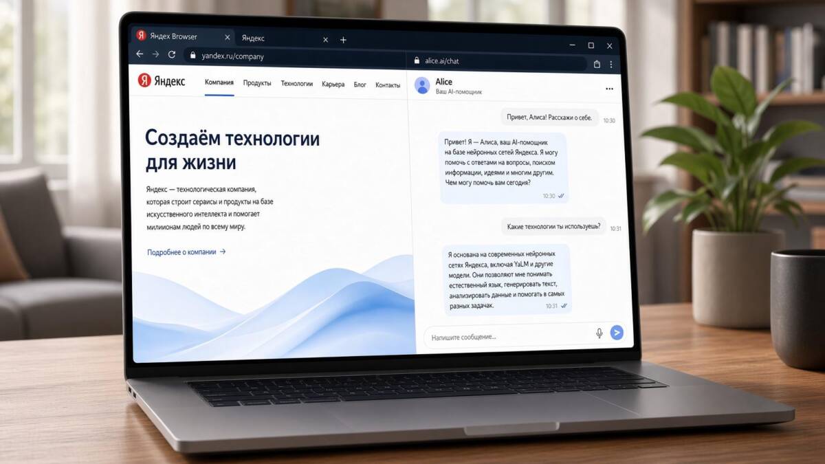 Яндекс зарегистрировал SplitView для режима с сайтом и ИИ-ассистентом 1 Яндекс зарегистрировал SplitView для режима с сайтом и ИИ-ассистентом