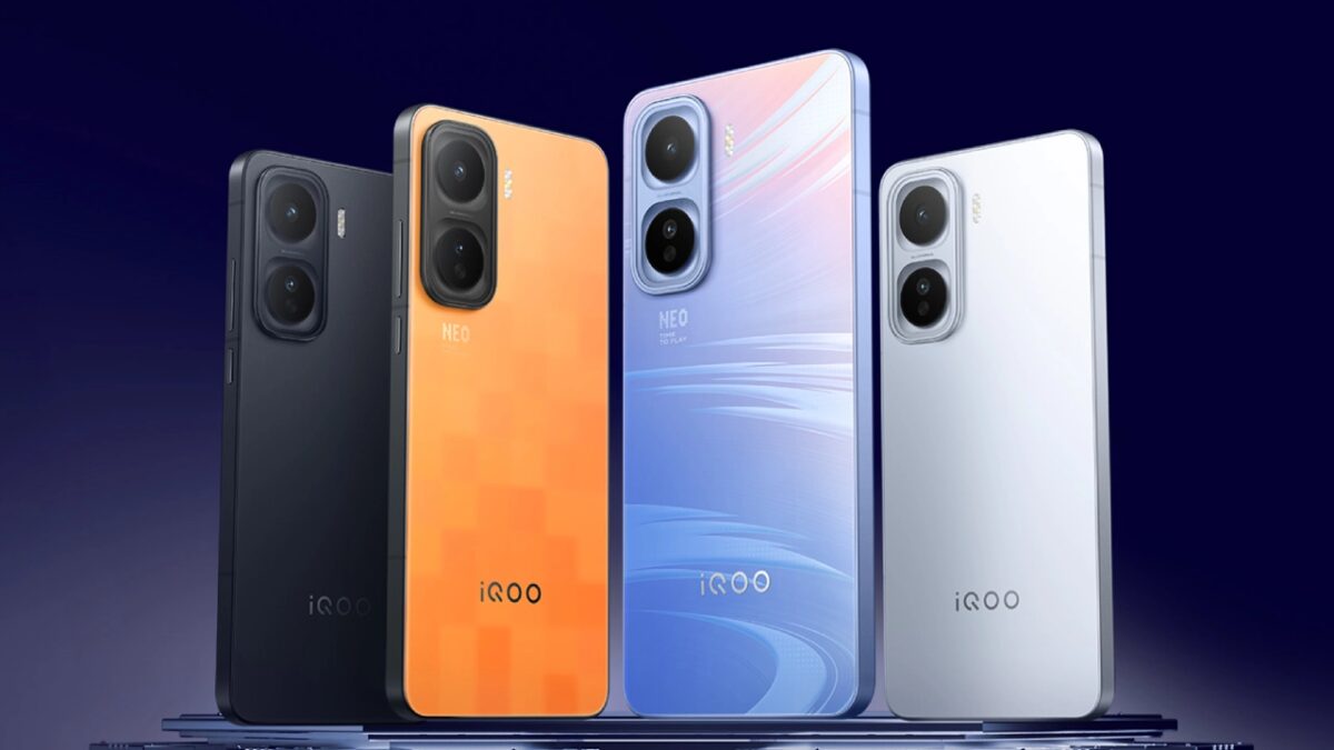iQOO Neo 11S приписывают Dimensity 9500, экран 2K и батарею на 9 000 мА·ч 3 Четыре смартфона iQOO Neo 11S в разных цветах