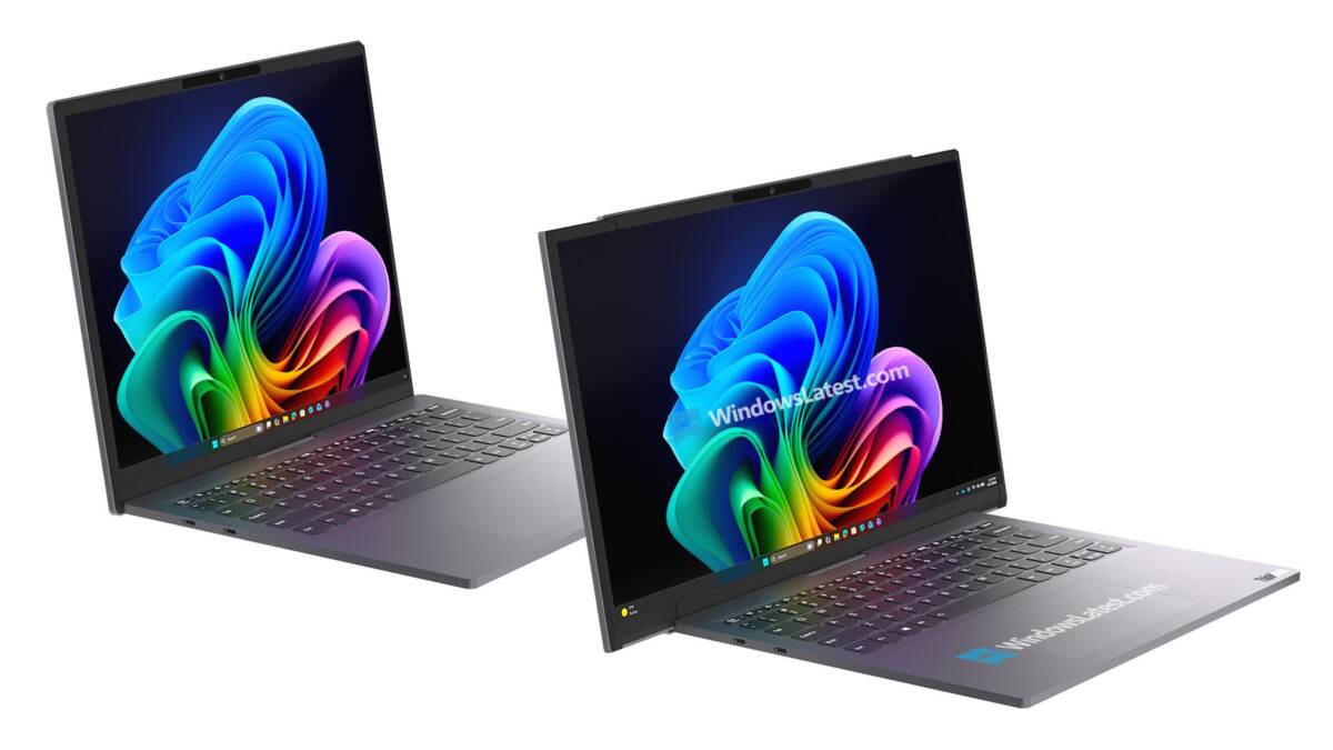 Lenovo показала ThinkBook с OLED-экраном, который раскатывается вширь 3 Ноутбуки Lenovo ThinkBook с OLED-экранами в раскрытом виде