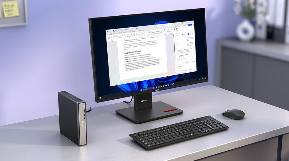 Lenovo представила мини-ПК ThinkCentre Neo 50q Gen 7 с процессором Intel Core 7 350
