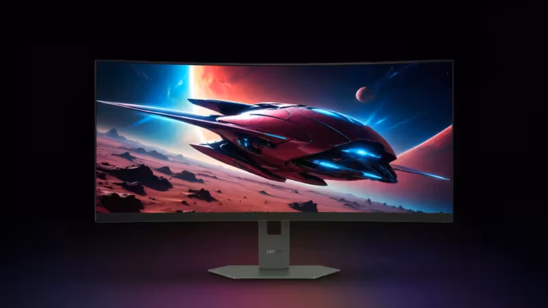 игровой монитор Lenovo Legion 34W-2C с изогнутым экраном