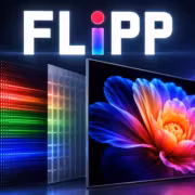 многоцветные OLED-панели LG FLiPP в разложенном виде