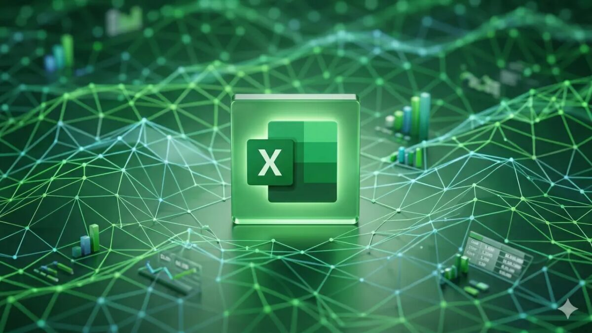 Microsoft отключит Exchange Connector в Excel в 2027 году 1 Экран с графиками и линиями соединения интерфейс