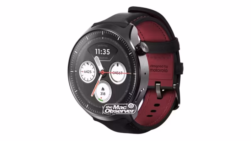 умные часы Motorola Watch Ultra черный ремень циферблат