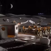 NASA готовит лунный экскаватор к 2028 году для строительства базы 1 Лунный экскаватор NASA на поверхности Луны
