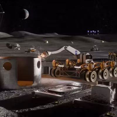 NASA готовит лунный экскаватор к 2028 году для строительства базы 5 Лунный экскаватор NASA на поверхности Луны