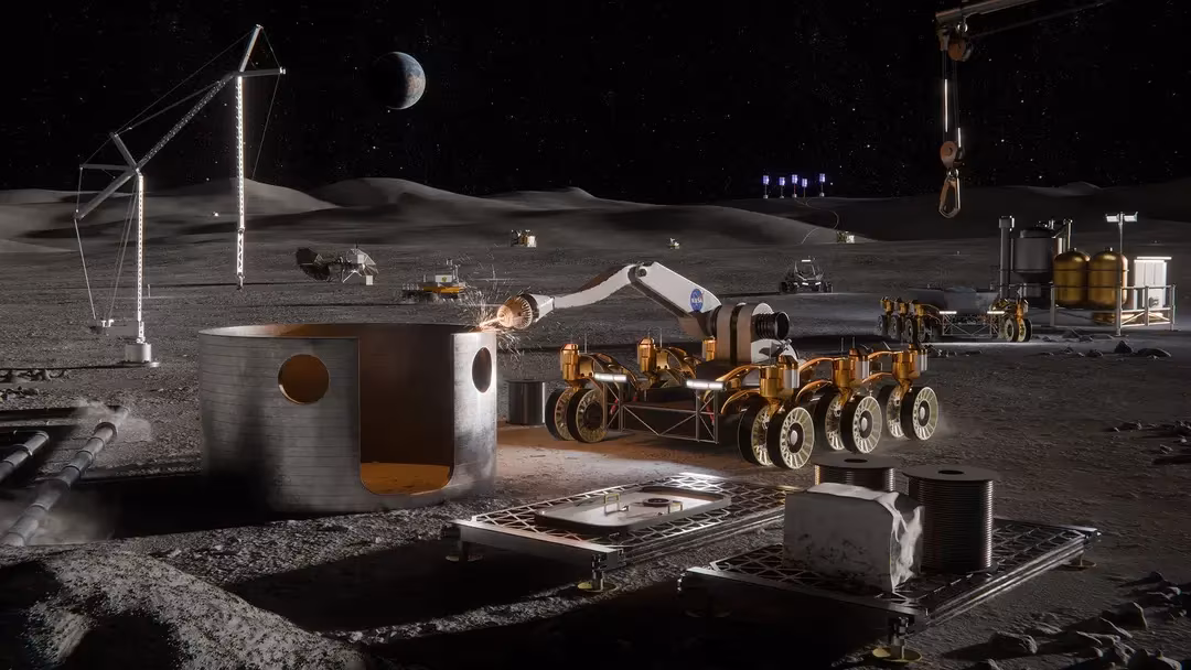 NASA готовит лунный экскаватор к 2028 году для строительства базы