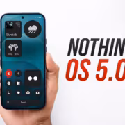 Мобильный телефон Nothing с экраном и интерфейсом Nothing OS 5.0