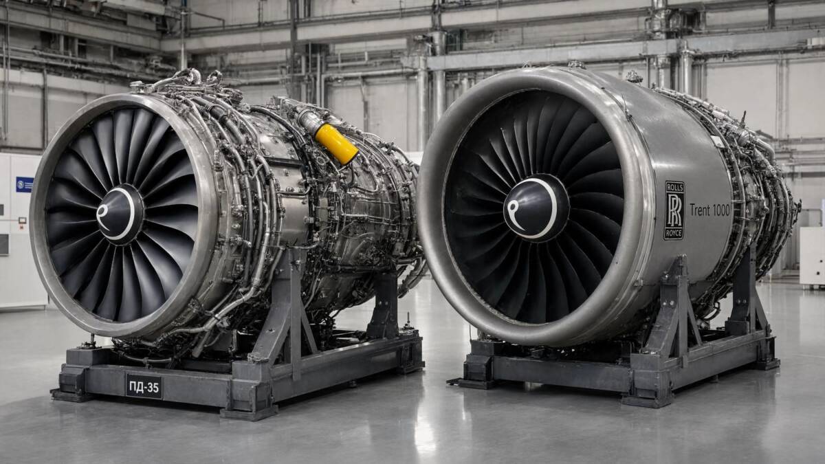 ПД-35 против Rolls-Royce Trent 1000: где российский двигатель уже уступает, а где ещё нет