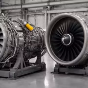ПД-35 против Rolls-Royce Trent 1000: где российский двигатель уже уступает, а где ещё нет 2 Две турбины ПД-35 и Trent 1000 внутри цеха