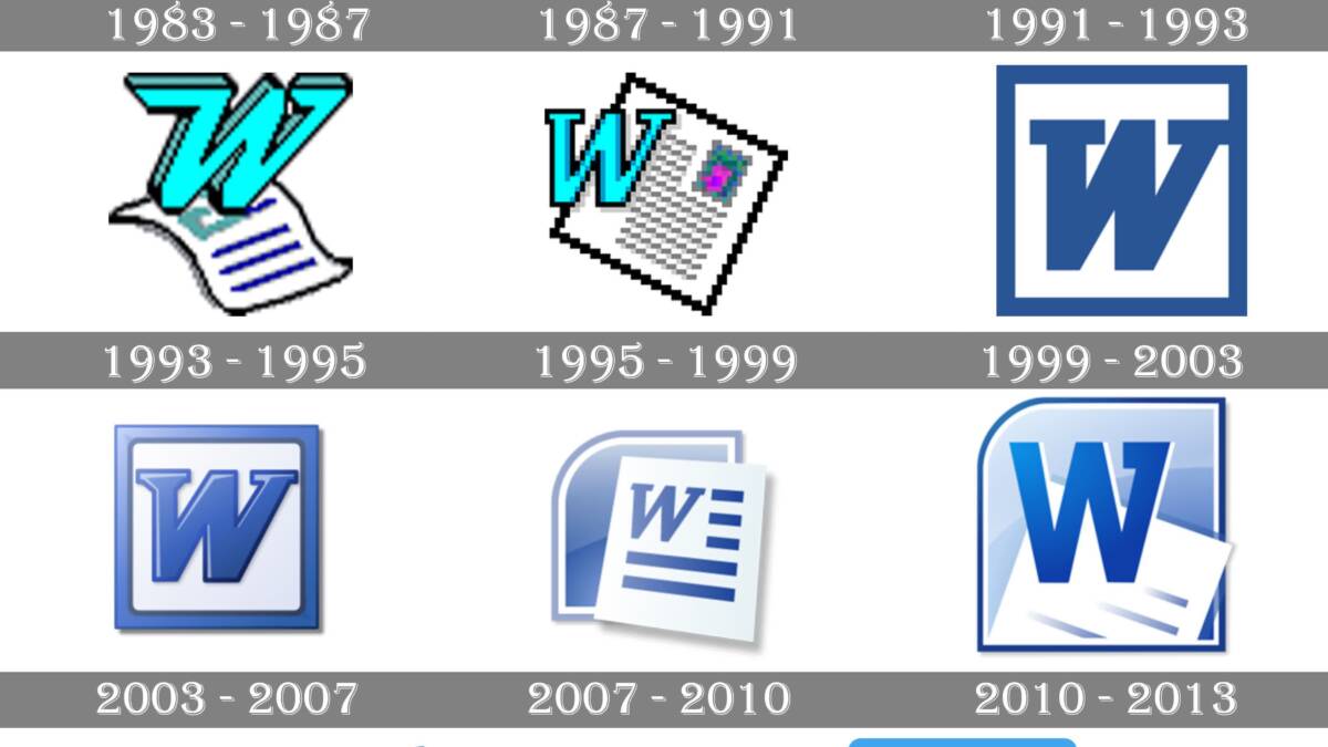 Разработчик перенёс Word for Windows 1.1a на современные x64-системы 3 Логотип Microsoft Word 2023-2027 иконка и значки Windows