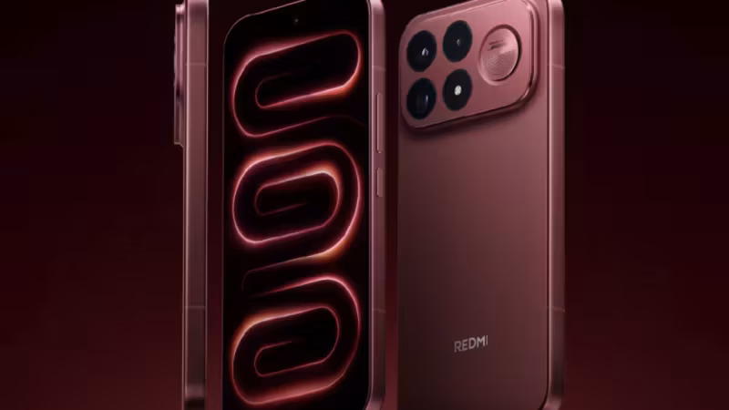 новый смартфон Redmi K100 Pro Max спереди и сзади