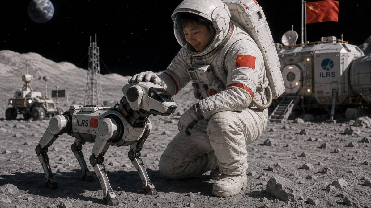Робособака — друг тайконавта. Китай хочет отправить роботов на Луну для ILRS