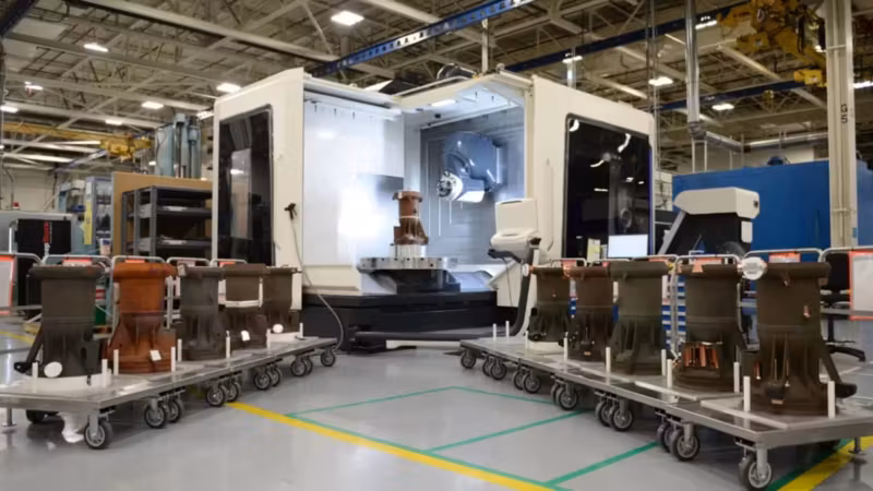 Космическая электроника Rocketdyne внутри фабрики