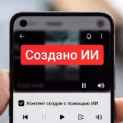 смартфон с приложением для голосового воспроизведения ИИ контента создан ИИ