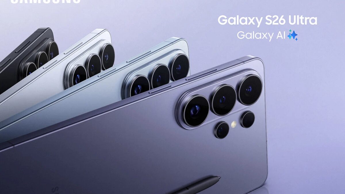 Четыре цвета Samsung Galaxy S26 Ultra с четырьмя камерами