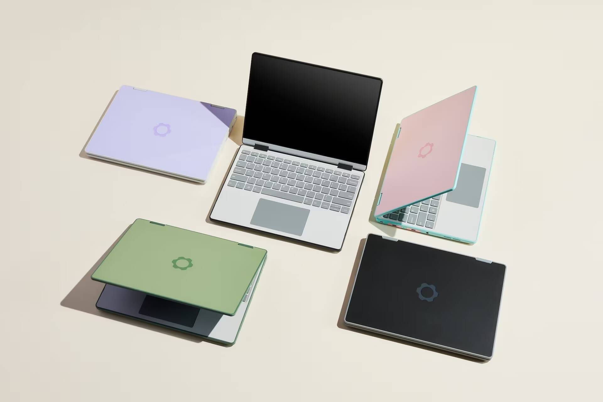Самый милый Framework Laptop 12 получил чипы Intel, подсветку и Linux 1 Множественные ноутбуки Framework Laptop 12 разных цветов