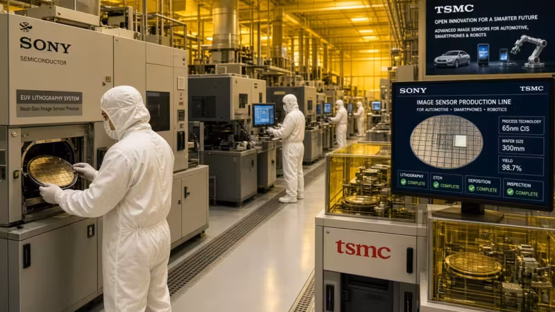 Производственная линия Sony и TSMC для чипов смартфонов робототехники