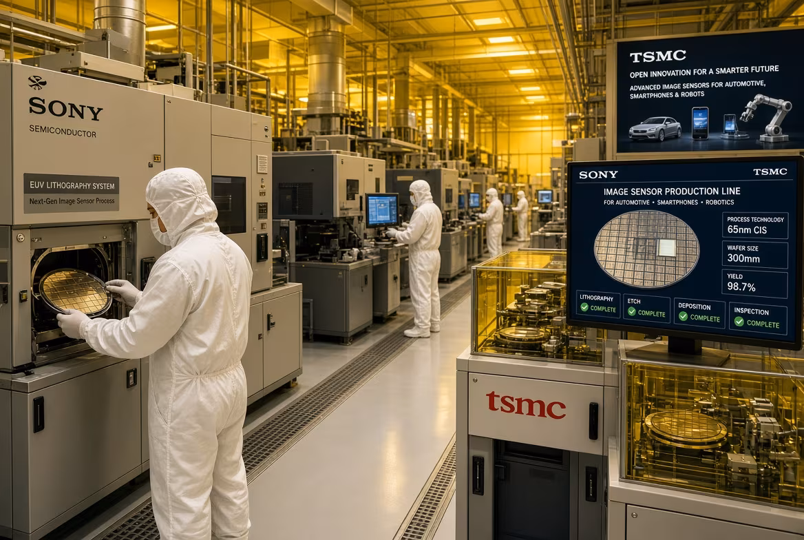 Sony и TSMC вложат около $6,3 млрд в чипы для смартфонов и роботов