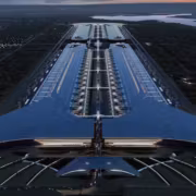 SpaceX и Tesla показали Terafab, который займёт 9,3 млн кв. м 2 Проект Terafab SpaceX и Tesla с длинным зданием