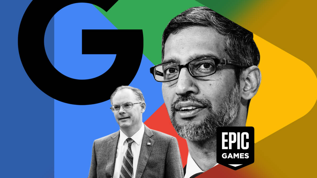 Суд обязал Google убрать лишние шаги при установке сторонних магазинов приложений 3 люди на фоне логотипа Google суда Google убрали лишние шаги при установке сторонних магазинов приложений