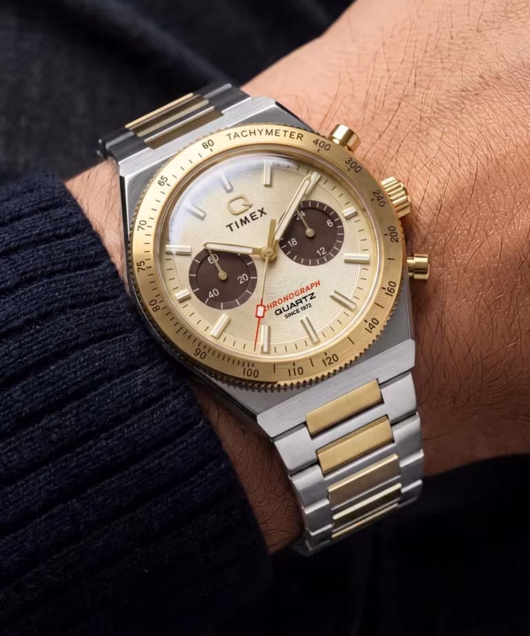 Timex выпустила три хронографа 36 мм в стиле 1970-х 10 Мужские часы Timex хронограф стиль 1970-х времени